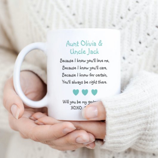 Cute Will you be My Godouders Poem Photo Koffiemok