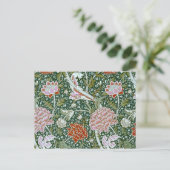 Cute  William Morris Pattern Briefkaart (Staand voorkant)