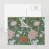 Cute  William Morris Pattern Briefkaart (Voorkant / Achterkant)