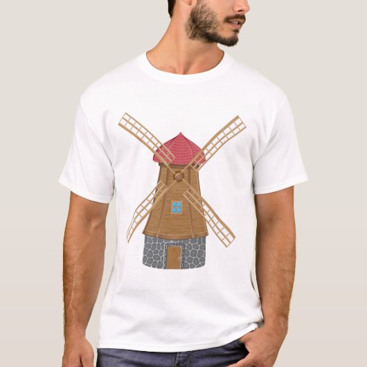 Cute Windmill T-shirt (Voorkant)