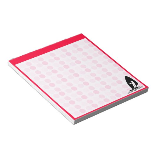 Cute Windsurfing Notitieblok (Schuin)