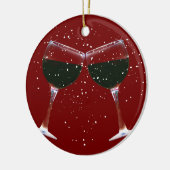 Cute Wine Country Xmas Ornament (Links)