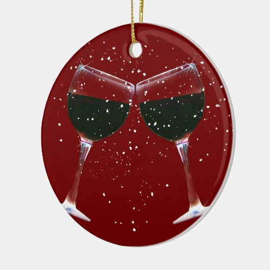 Cute Wine Country Xmas Ornament (Links)