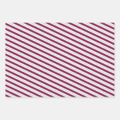 Cute Wine Gift Typography Stripes Inpakpapier Vel (Voorkant 3)