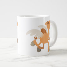 Cute Winged Cartoon Camel Jumbo Mok