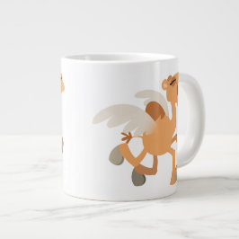 Cute Winged Cartoon Camel Jumbo Mok