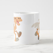 Cute Winged Cartoon Camel Jumbo Mok (Voorkant)