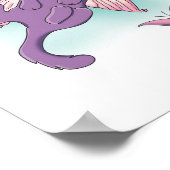 Cute Winged Fairy Kat Poster (Hoek)