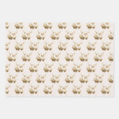 Cute Winter Arctic Cow Inpakpapier Vel (Voorkant 2)