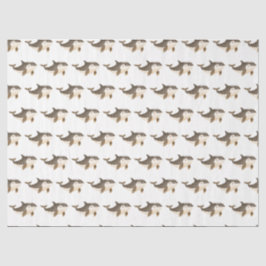 Cute Winter Arctic Whale Tissuepapier