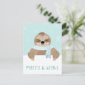 Cute Winter Briefkaart (Staand voorkant)