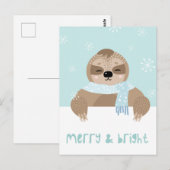 Cute Winter Briefkaart (Voorkant / Achterkant)