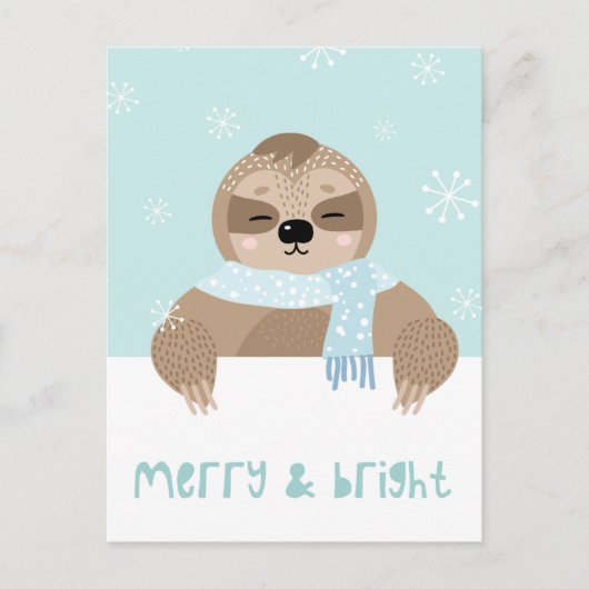 Cute Winter Briefkaart (Voorkant)