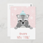 Cute Winter Briefkaart (Voorkant / Achterkant)