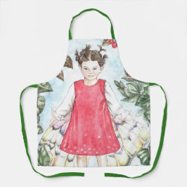 Cute Winter Fairy Apron Schort