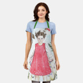 Cute Winter Fairy Apron Schort (Gedragen)