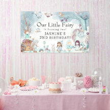Cute Winter Fairy KerstGirls Birthday