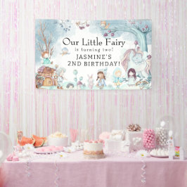 Cute Winter Fairy KerstGirls Birthday Spandoek