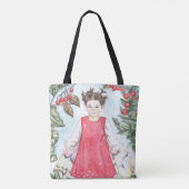 Cute Winter Fairy Tote Bag (Achterkant)