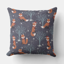 Cute Winter Fox Kussen