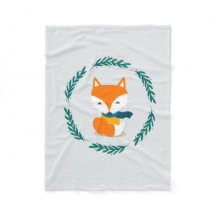 Cute Winter Fox met Scarf