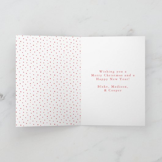 Cute Winter Friends Snowman Non-Photo Feestdagen Kaart (Binnen)