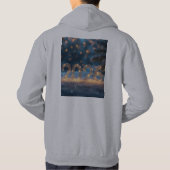 cute winter happy new year 2026 fox holiday hoodie (Achterkant)