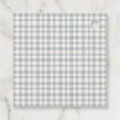 Cute Winter Hearts Leafy Ugly Sweater Baby shower Bedankjes Labels (Achterkant)