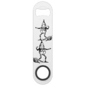 Cute Winter Holiday Elf Gnome Thunder_Cove Speed Flessenopener (Achterkant)