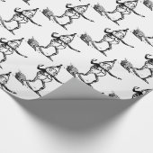 Cute Winter Holiday Elf Thunder_Cove Cadeaupapier (Hoek)