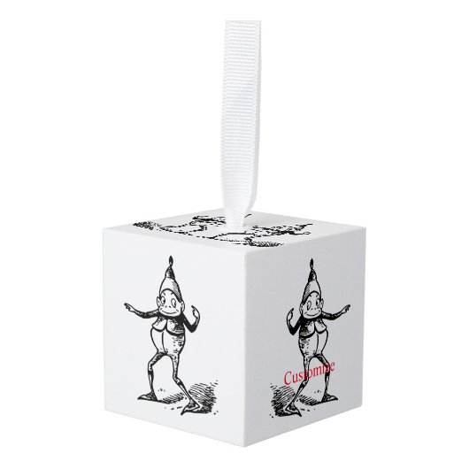Cute Winter Holiday Elf Thunder_Cove Decoratie (Voorkant hoekig)