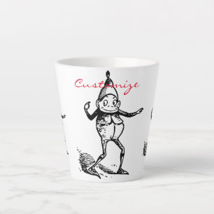 Cute Winter Holiday Elf Thunder_Cove Latte Mok