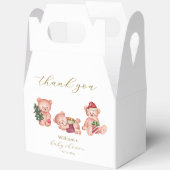Cute Winter It's Cold Outside Bear Baby Shower  Bedankdoosjes (Open)
