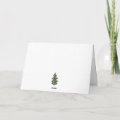 Cute Winter It's Cold Outside Bear Baby Shower  Bedankkaart (Achterkant)