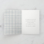 Cute Winter Kerstmis Hearts Leafy Ugly Sweater Feestdagen Kaart (Binnen)