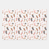 Cute Winter Kerstmis Inpakpapier Vel (Voorkant 3)