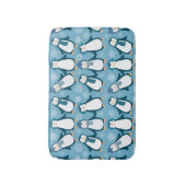 Cute Winter Penguins Design Badmat (Voorkant Verticaal)
