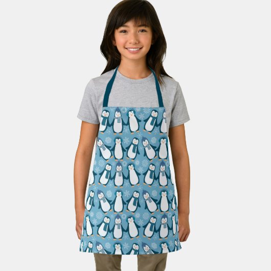 Cute Winter Penguins Design Schort (Insitu)