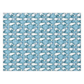 Cute Winter Penguins Design Tafelkleed (Voorkant (Horizontaal))