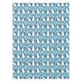 Cute Winter Penguins Design Tafelkleed (Voorkant)