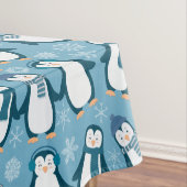 Cute Winter Penguins Design Tafelkleed (Voorbeeld)