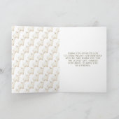 Cute Winter Polar Bears Birthday Party Bedankkaart (Binnen)