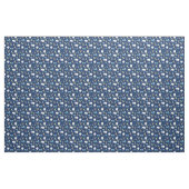 Cute Winter Polar Beer Blue Kerstfeestdag Stof (Yard (91,4 cm))