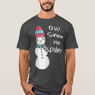 Cute Winter Snow Woman T-shirt