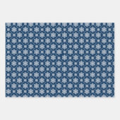 Cute Winter Snowflake Pattern Inpakpapier Vel (Voorkant)