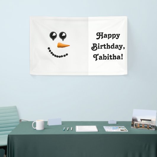 Cute Winter Snowman Face Spandoek (Beurs)