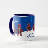 Cute Winter Sweet Gingerbrood Kerstmis Mok (Voorkant links)