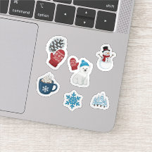 Cute Winter Wonderland Sticker Pack 