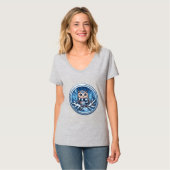 Cute Winteruilornament T-shirt (Voorkant volledig)
