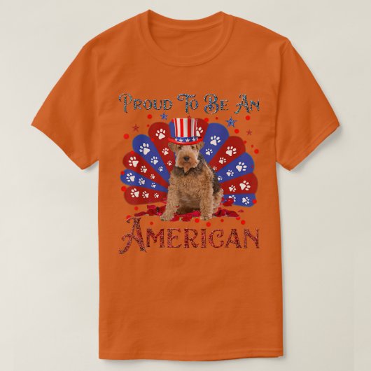Cute Wire for Terrier American Flag Lover Happy 4t T-shirt (Design voorkant)